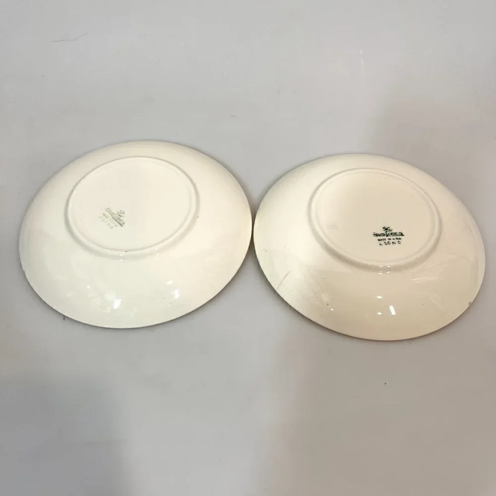 Vintage Mother Father Teacup Set Gold Trim Cups Saucers Collectible Gift